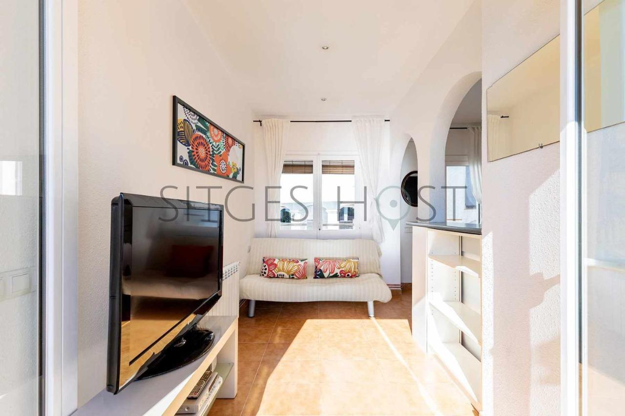 Ferienwohnung Alojate En Una Torre Sobre El Mar Sitges Exterior foto