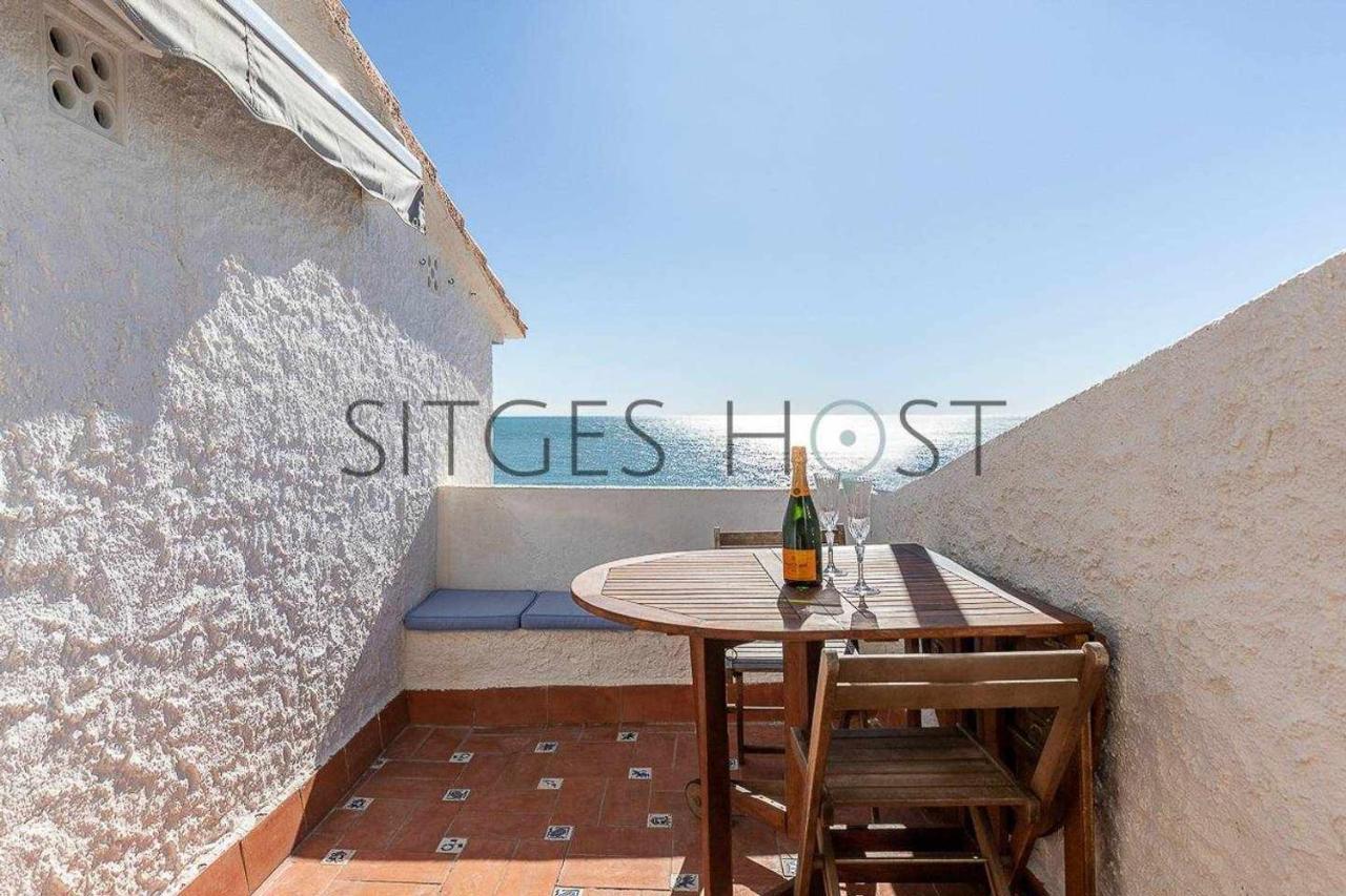 Ferienwohnung Alojate En Una Torre Sobre El Mar Sitges Exterior foto