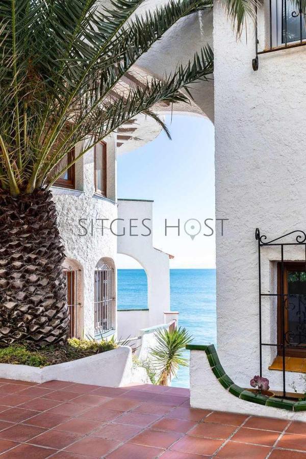 Ferienwohnung Alojate En Una Torre Sobre El Mar Sitges Exterior foto